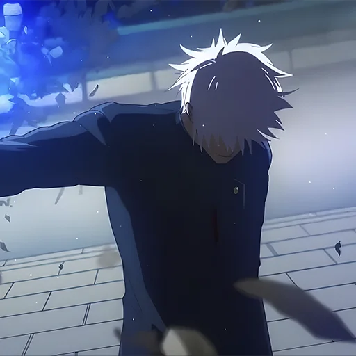 😶 Стикер «Satoru Gojo Jujutsu Kaisen» для Telegram