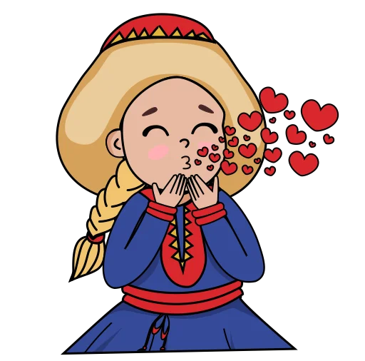 😍 Стикер «Саамские стикеры» для Telegram