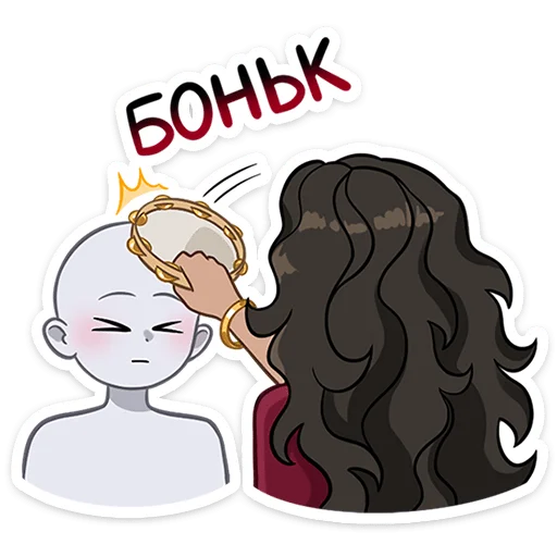 😵 Стикер «Сабина» для Telegram