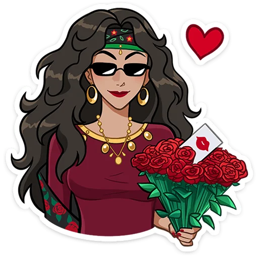 🌹 Стикер «Сабина» для Telegram
