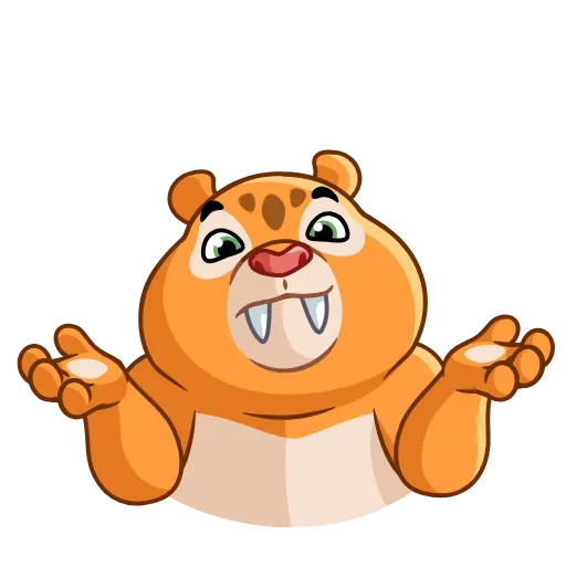 🤷‍♂️ Стикер «Sabretooth» для Telegram