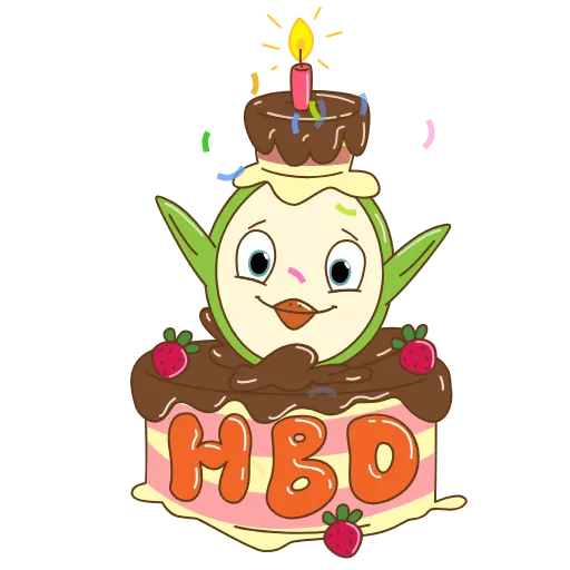 🎂 Стикер «Sabzdone» для Telegram