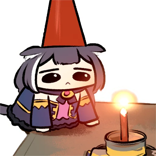 🎂 Стикер «Sad Kyaru-chan» для Telegram