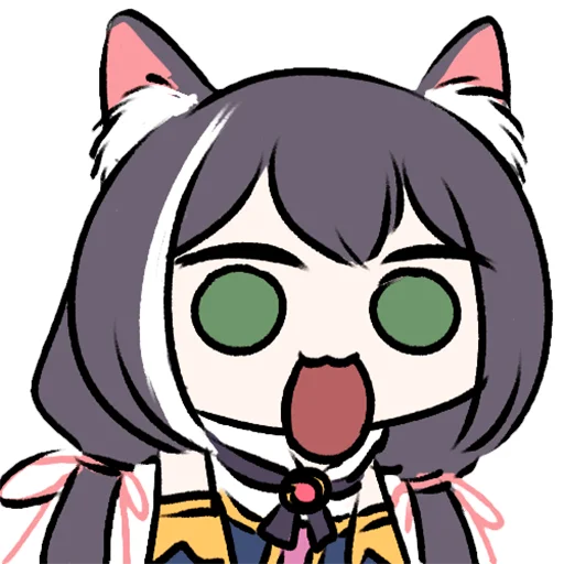 Стикерпак Sad Kyaru-chan для Telegram