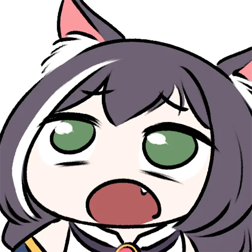 😨 Стикер «Sad Kyaru-chan» для Telegram