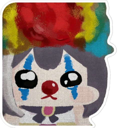 🤡 Стикер «Sad Kyaru-chan» для Telegram