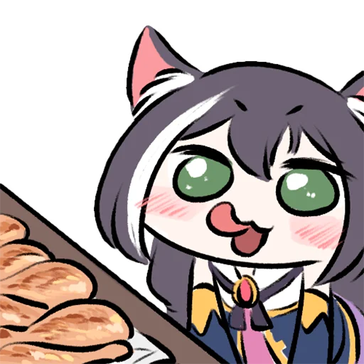 🍽 Стикер «Sad Kyaru-chan» для Telegram
