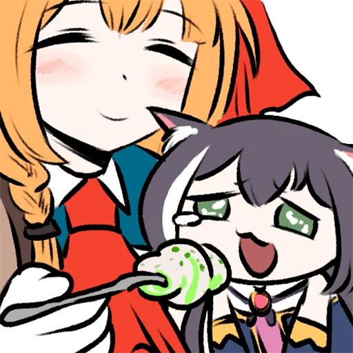 🤢 Стикер «Sad Kyaru-chan» для Telegram