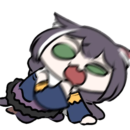 😱 Стикер «Sad Kyaru-chan» для Telegram
