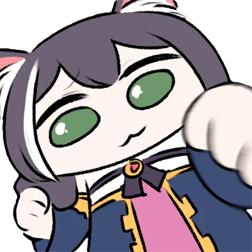 👊 Стикер «Sad Kyaru-chan» для Telegram