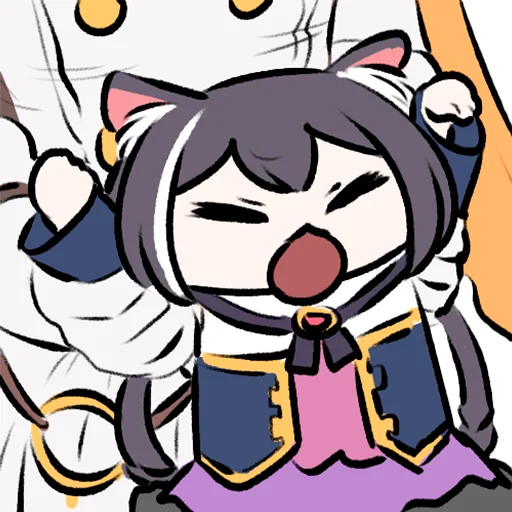 🚑 Стикер «Sad Kyaru-chan» для Telegram