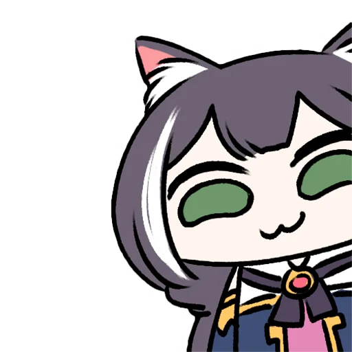 😏 Стикер «Sad Kyaru-chan» для Telegram