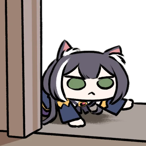 🦶 Стикер «Sad Kyaru-chan» для Telegram