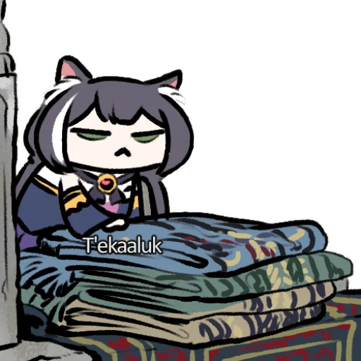 😑 Стикер «Sad Kyaru-chan» для Telegram