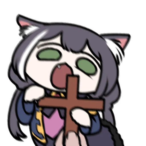 😱 Стикер «Sad Kyaru-chan» для Telegram