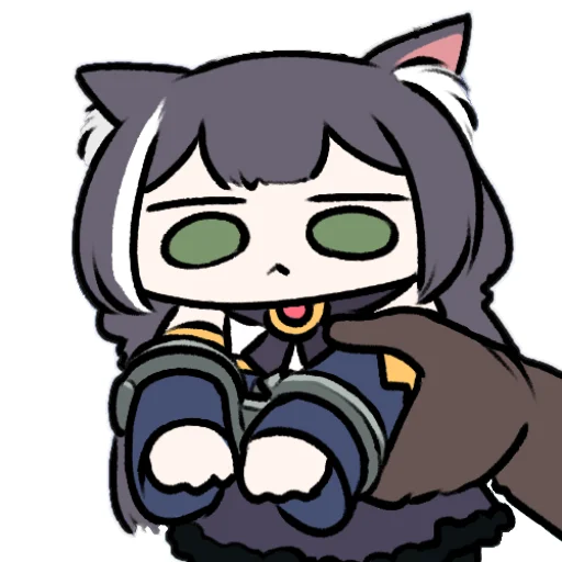 👮‍♂️ Стикер «Sad Kyaru-chan» для Telegram