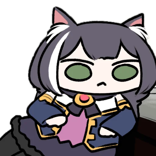 🤔 Стикер «Sad Kyaru-chan» для Telegram