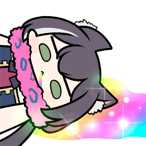 🤮 Стикер «Sad Kyaru-chan» для Telegram