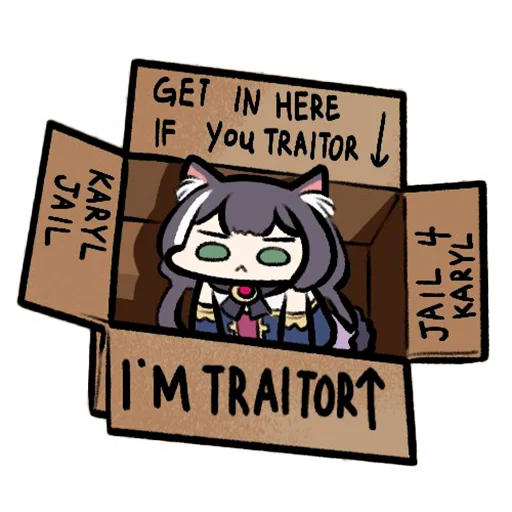 📦 Стикер «Sad Kyaru-chan» для Telegram