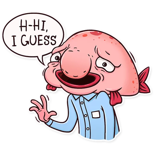 👋 Стикер «Sad Blobby» для Telegram