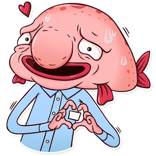 😘 Стикер «Sad Blobby» для Telegram