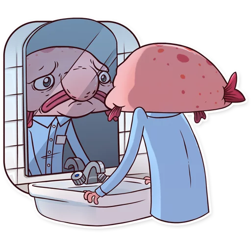 ❓ Стикер «Sad Blobby» для Telegram