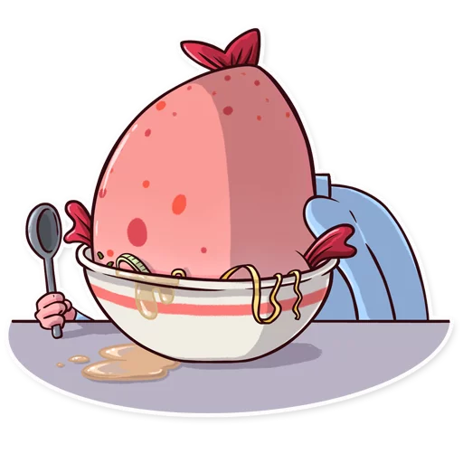 🍲 Стикер «Sad Blobby» для Telegram