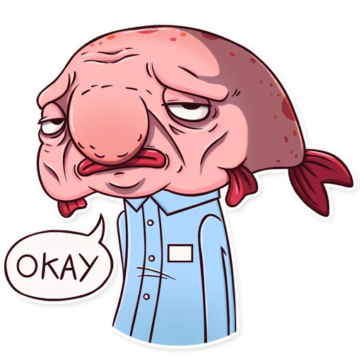 😔 Стикер «Sad Blobby» для Telegram