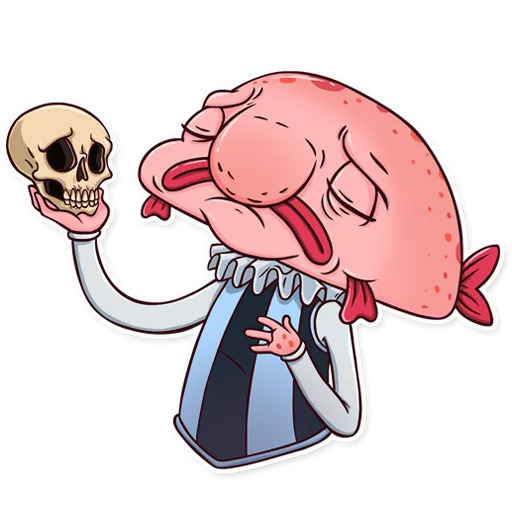 💀 Стикер «Sad Blobby» для Telegram