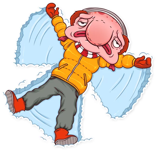 ❄ Стикер «Sad Blobby» для Telegram