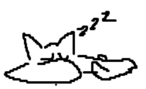 😴 Стикер «sad cat» для Telegram