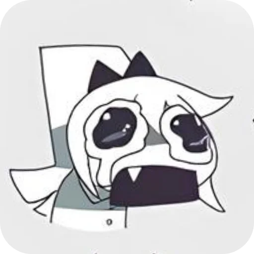 🧸 Стикер «Sad characters kaaatie» для Telegram