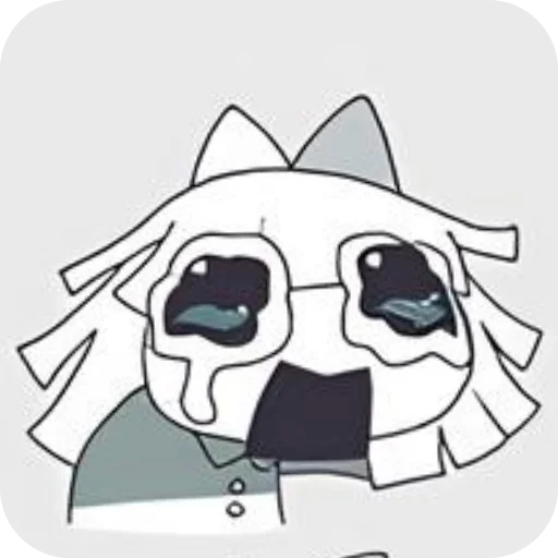 Стикерпак Sad characters kaaatie для Telegram