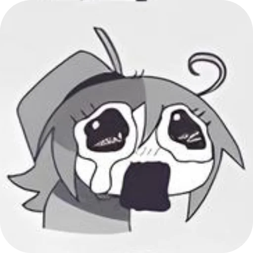 🧸 Стикер «Sad characters kaaatie» для Telegram