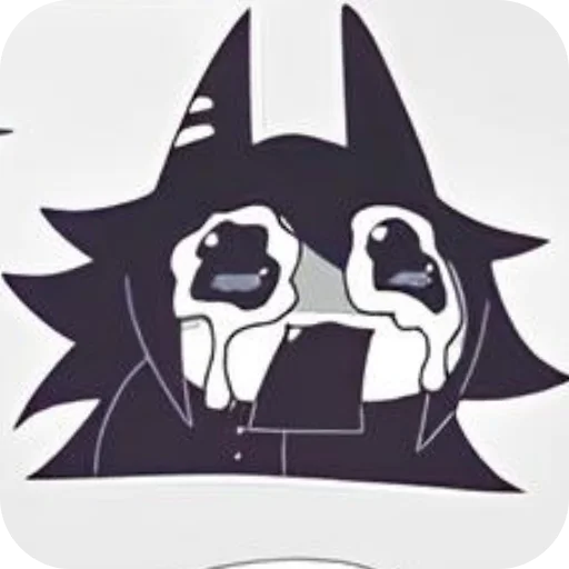 🧸 Стикер «Sad characters kaaatie» для Telegram