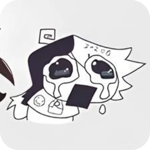 🧸 Стикер «Sad characters kaaatie» для Telegram