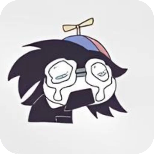 🧸 Стикер «Sad characters kaaatie» для Telegram