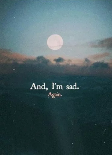 😕 Стикер «Sad day and Sad Life» для Telegram