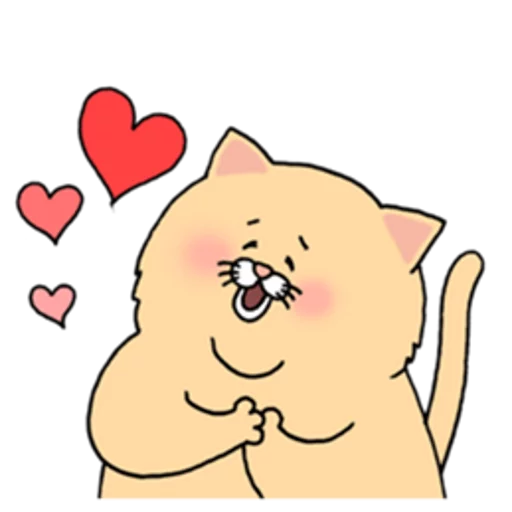 😍 Стикер «Sad Fat Cat» для Telegram