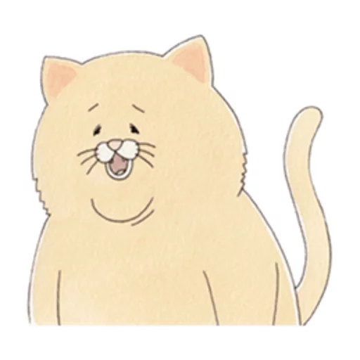 😧 Стикер «Sad Fat Cat» для Telegram