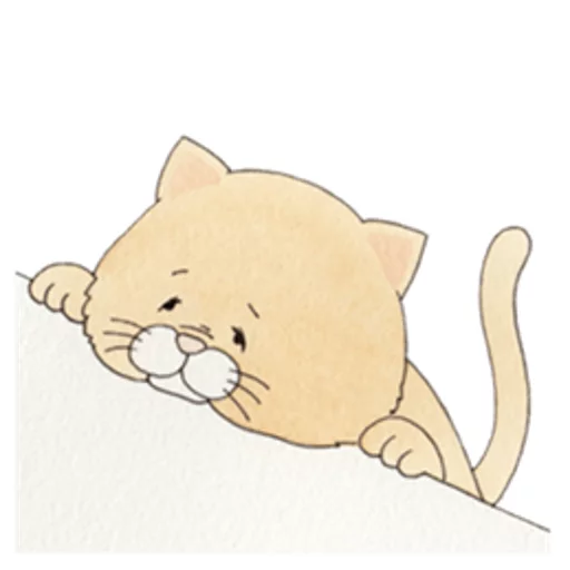 😶 Стикер «Sad Fat Cat» для Telegram