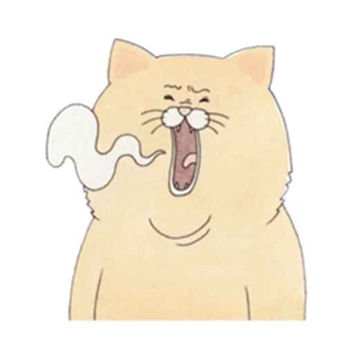 😴 Стикер «Sad Fat Cat» для Telegram