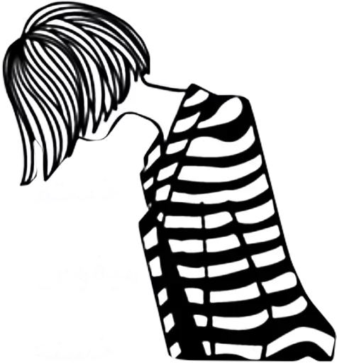 😎 Стикер «Sad Girl» для Telegram
