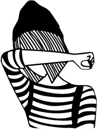 🙁 Стикер «Sad Girl» для Telegram