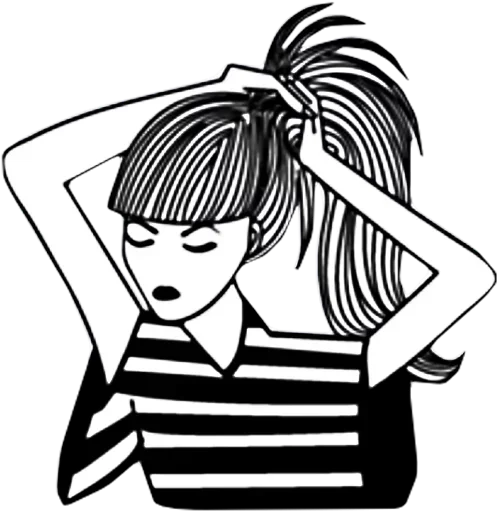 😢 Стикер «Sad Girl» для Telegram