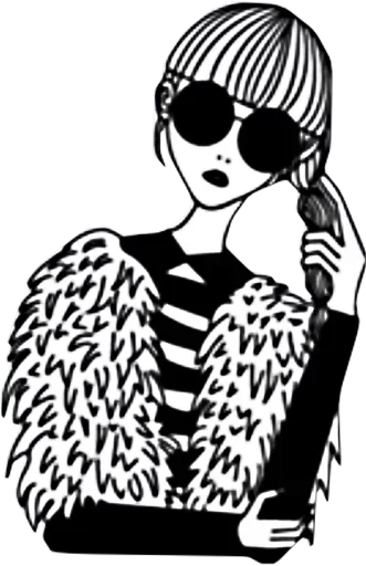 😕 Стикер «Sad Girl» для Telegram