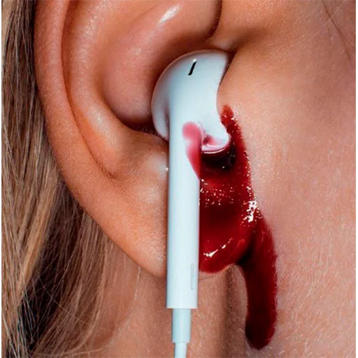 👂 Стикер «Murder» для Telegram