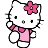 Стикер 16 Смайлы Hello Kitty и Kuromi