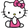 Стикер 22 Смайлы Hello Kitty и Kuromi
