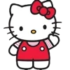 Стикер 20 Смайлы Hello Kitty и Kuromi